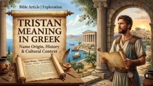 Tristan mean in Greek