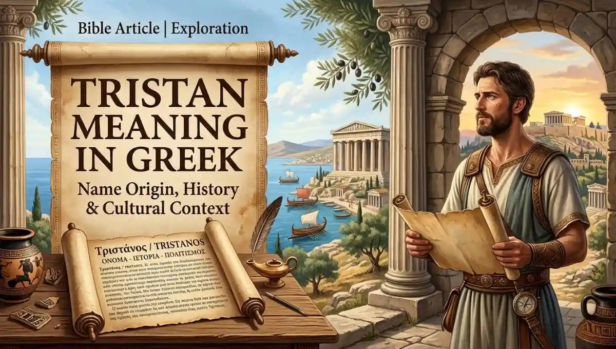 Tristan mean in Greek
