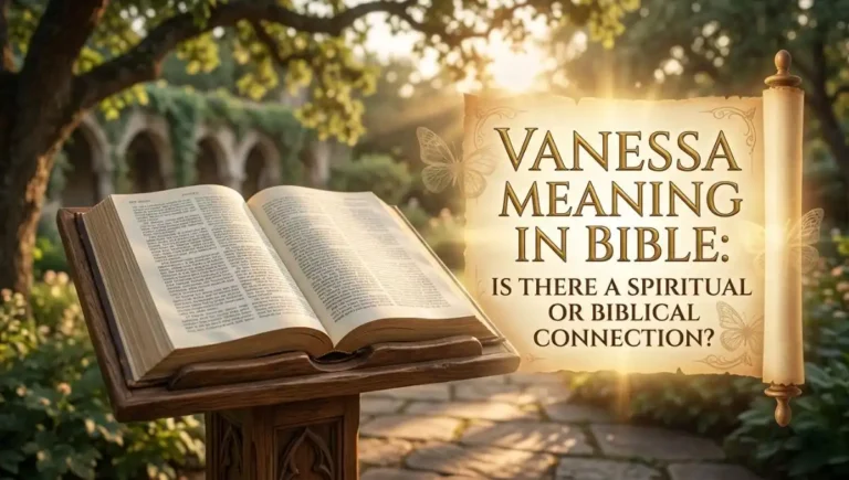 Vanessa Meaning in Bible: Is There a Spiritual or Biblical Connection?