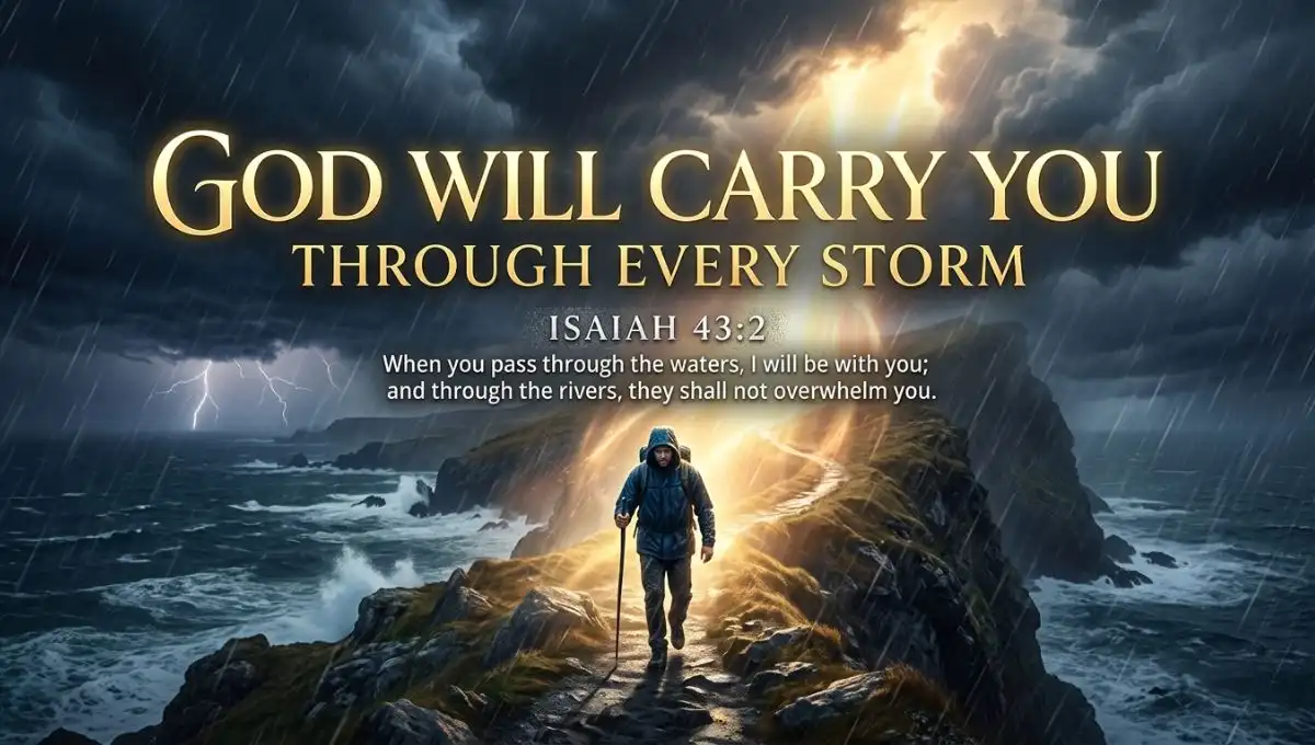 25+ God Will Carry You Through Every Storm Bible Verse