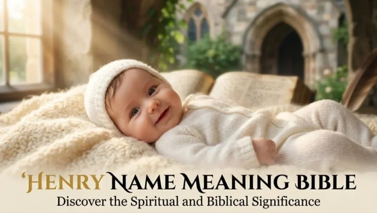 Henry Name Meaning Bible: Discover the Spiritual and Biblical Significance