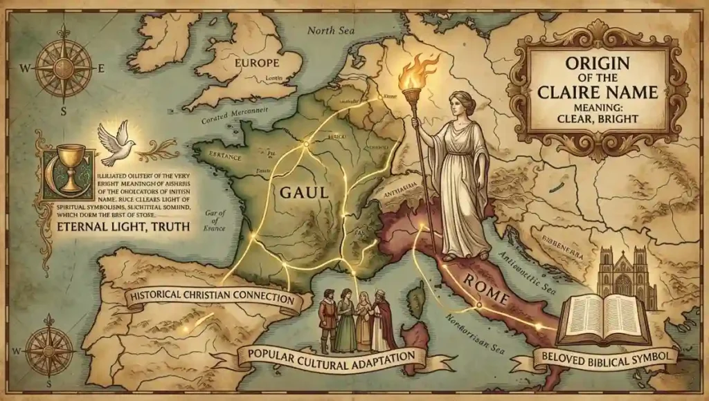 Origin of the Claire Name