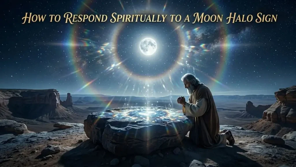 How to Respond Spiritually to a Moon Halo Sign
