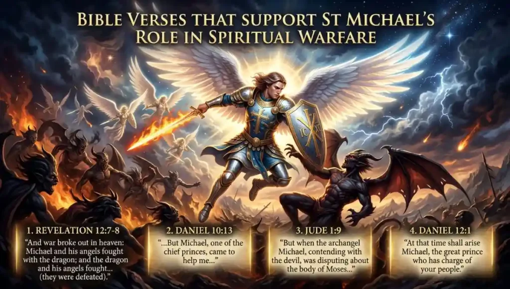 Bible Verses That Support St Michael's Role in Spiritual Warfare