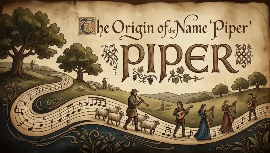 The Origin of the Name "Piper"