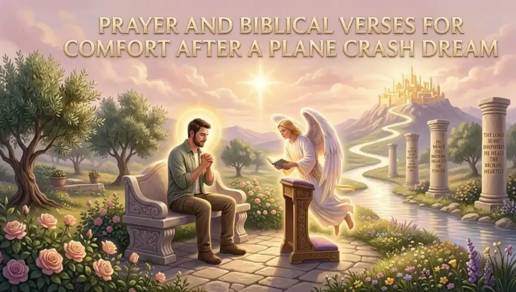 Prayer and Biblical Verses for Comfort After a Plane Crash Dream