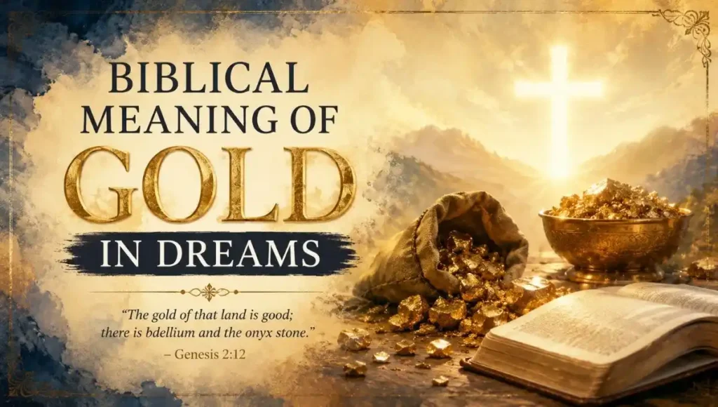 Biblical Meaning of Gold in Dreams