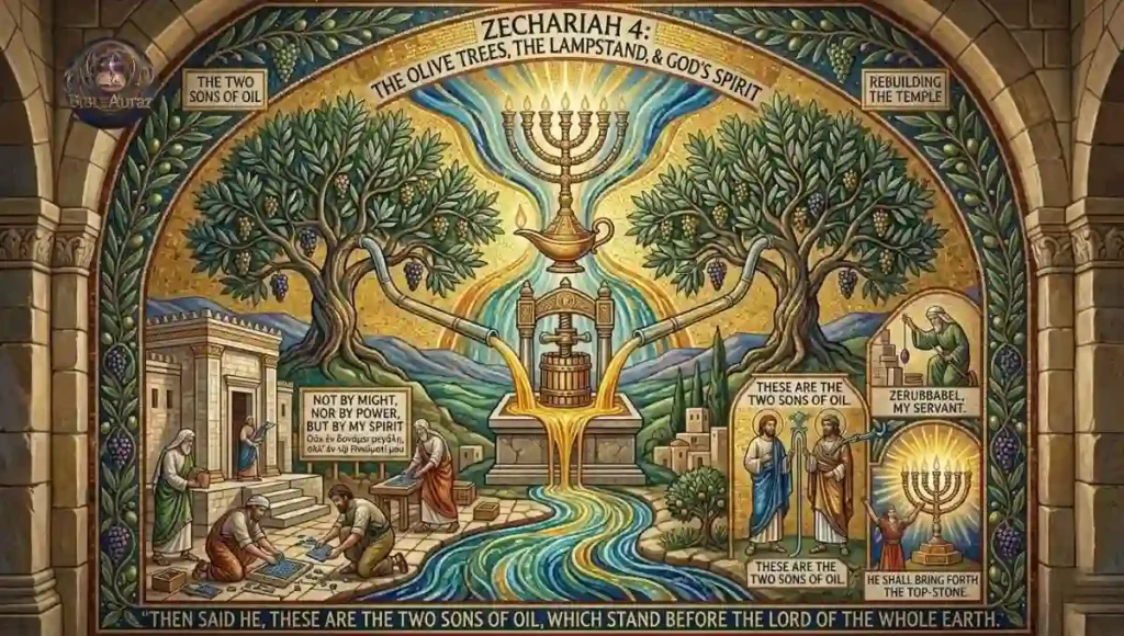 Zechariah 4 The Olive Trees, the Lampstand, and God's Spirit