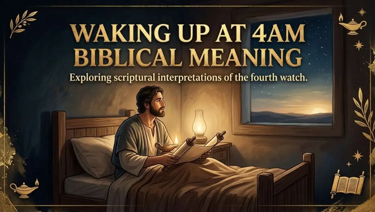 Waking Up at 4am Biblical Meaning