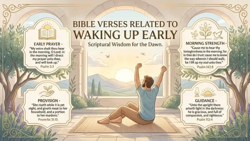 Bible Verses Related to Waking Up Early