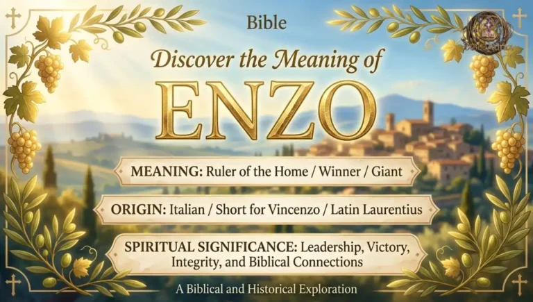 Enzo Name Meaning, Origin, Spiritual Significance, and More