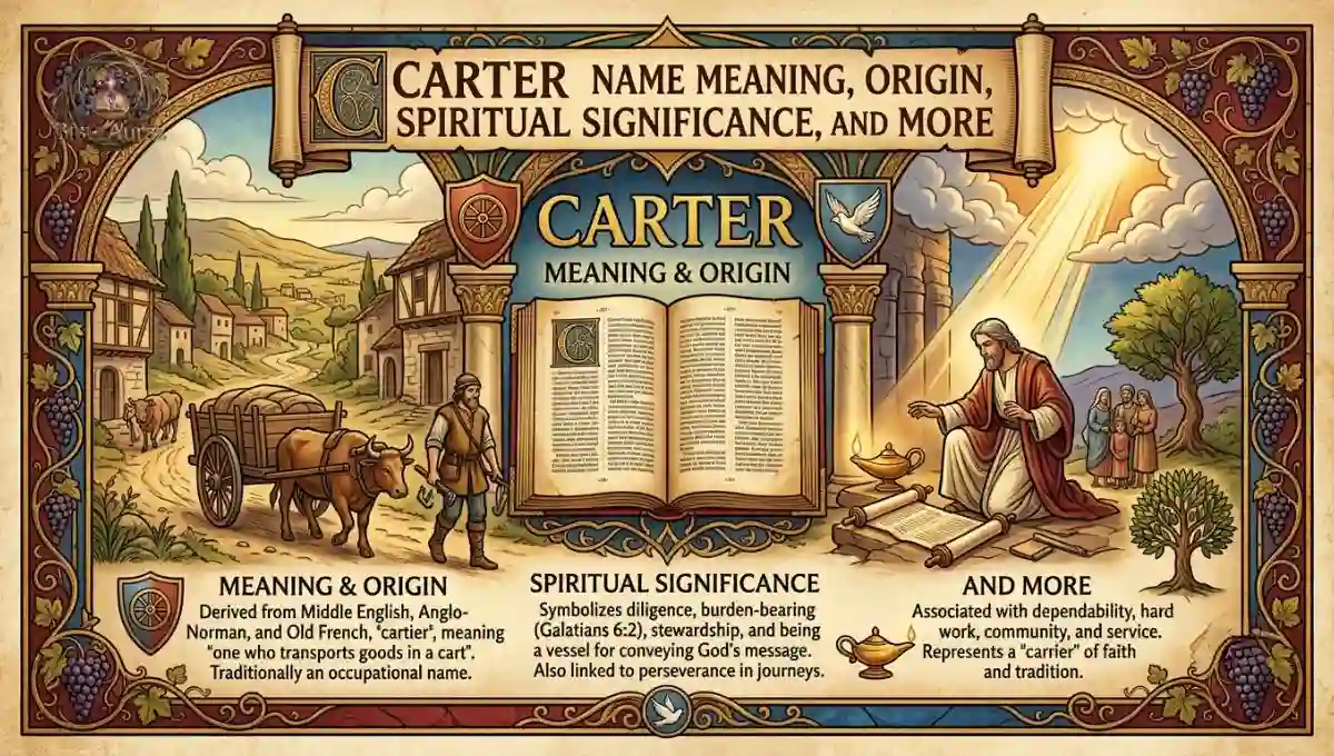 Carter Name Meaning, Origin, Spiritual Significance, and More