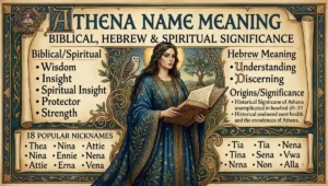 Athena Name Meaning: Biblical, Hebrew & Spiritual Significance + 18 Popular Nicknames