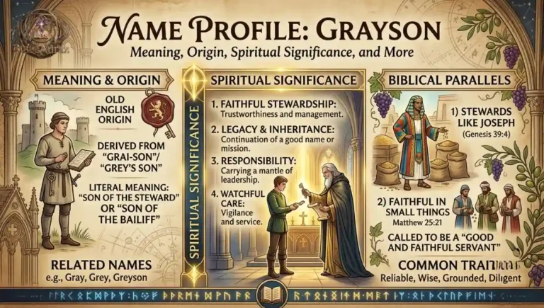 Grayson Name Meaning, Origin, Spiritual Significance, and More