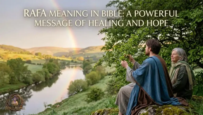 Rafa Meaning in Bible: A Powerful Message of Healing and Hope