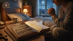 150+ Good Night Prayers for My Love: Peaceful Blessings