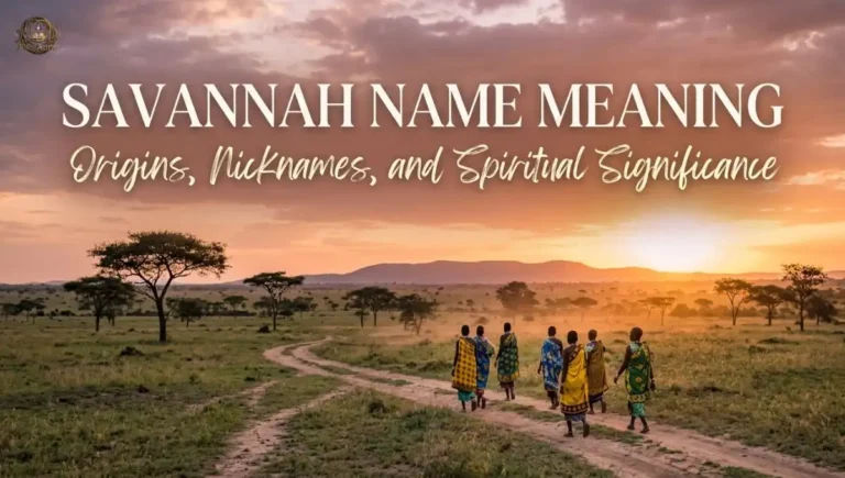 Savannah Name Meaning: Origins, Nicknames, and Spiritual Significance