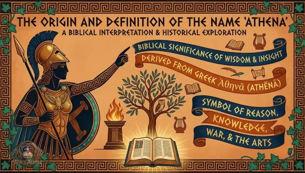 The Origin and Definition of the Name "Athena"