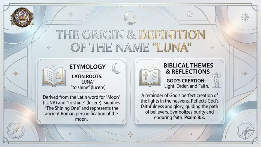 The Origin and Definition of the Name "Luna"