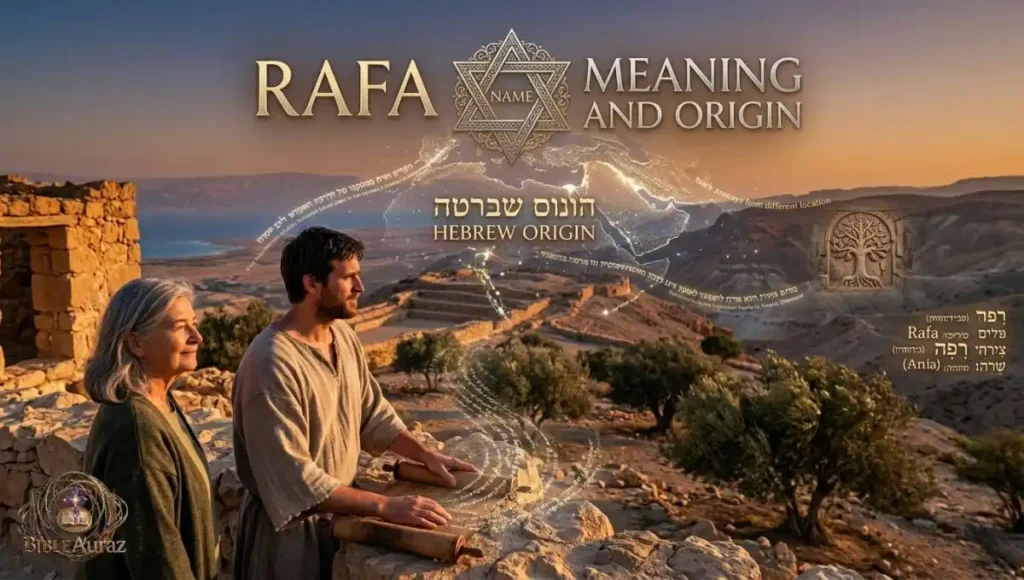 Rafa Name Meaning and Hebrew Origin
