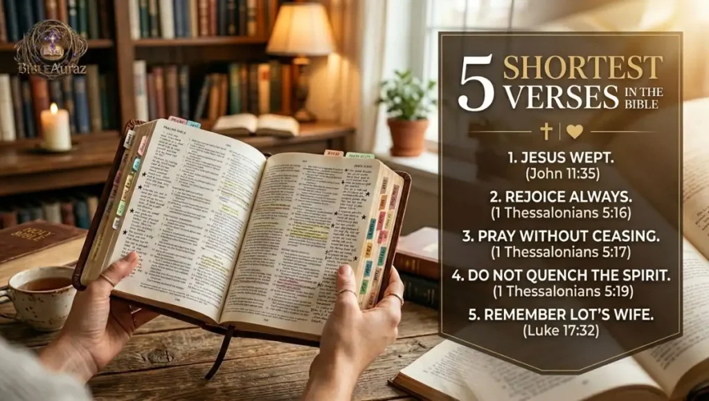 5 Shortest Verses in the Bible