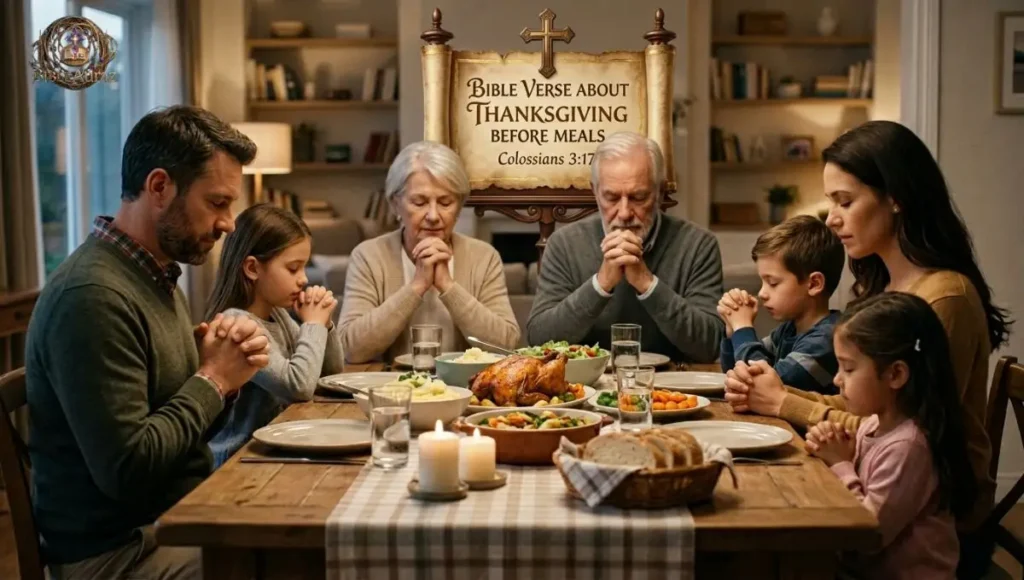 Bible Verse About Thanksgiving Before Meals