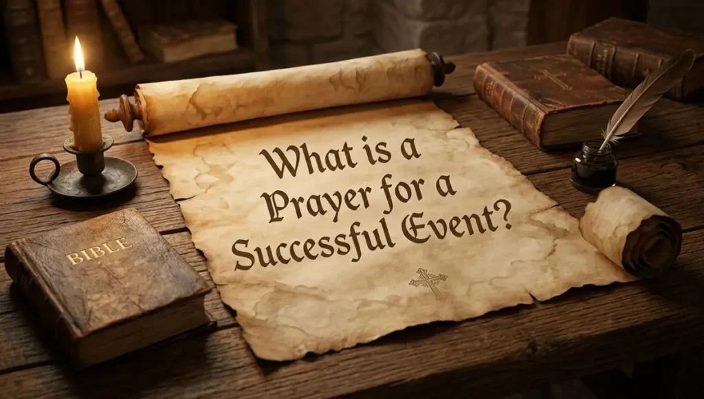 What is a Prayer for a Successful Event?