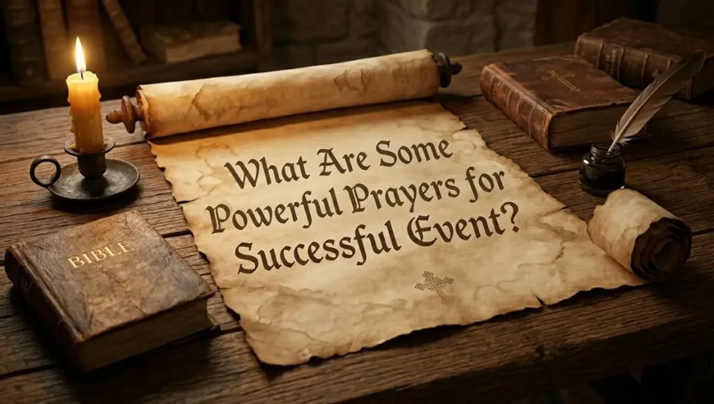 What Are Some Powerful Prayers for a Successful Event?